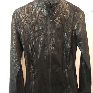 Lululemon Define Shine Black Foil Jacket
